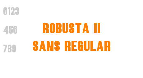 Robusta II Sans Regular