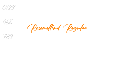 Rosemellind Regular