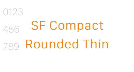 SF Compact Rounded Thin