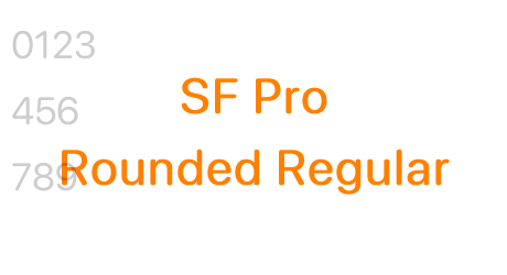 SF Pro Rounded Regular