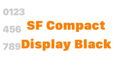 SF Compact Display Black