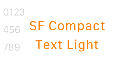 SF Compact Text Light