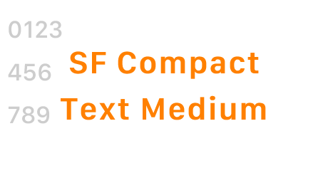 SF Compact Text Medium