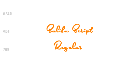 Salifa Script Regular