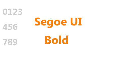 Segoe UI Bold