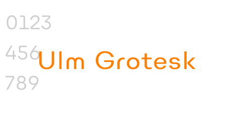 Ulm Grotesk