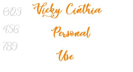 Vicky Cinthia – Personal Use