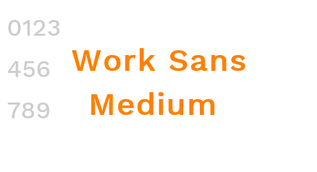 Work Sans Medium