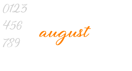 august