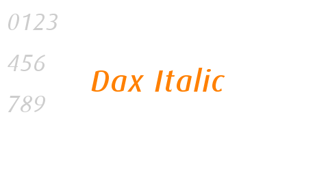 Dax Italic
