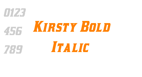 Kirsty Bold Italic