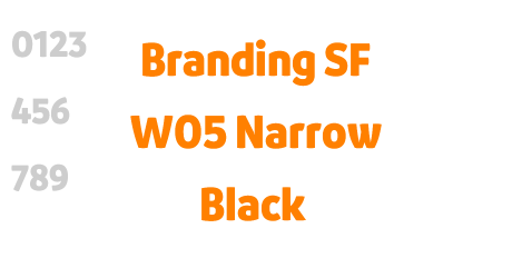 Branding SF W05 Narrow Black