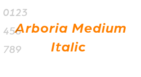 Arboria Medium Italic