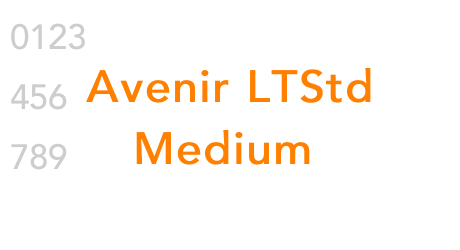 Avenir LTStd Medium