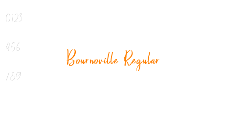 Bournoville Regular