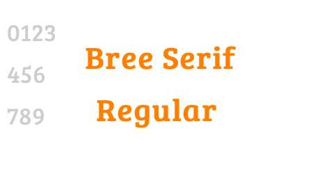 Bree Serif Regular