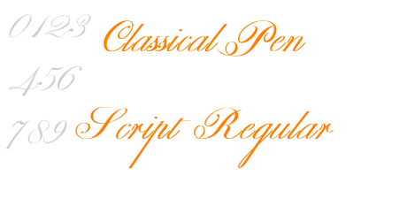 Classical Pen Script Regular