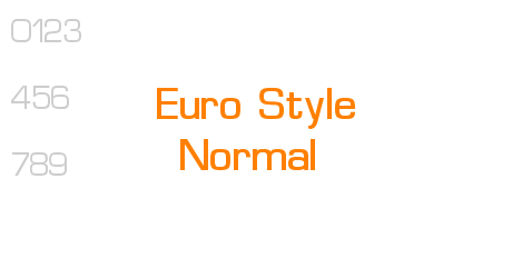 Euro Style Normal