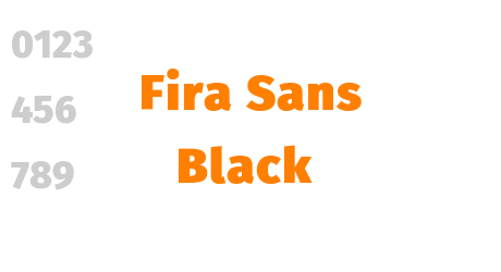 Fira Sans Black