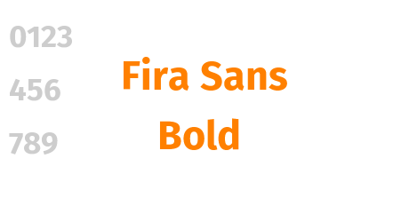 Fira Sans Bold