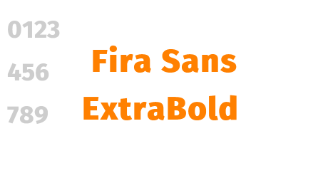Fira Sans ExtraBold