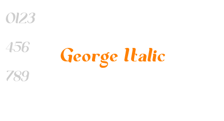 George Italic