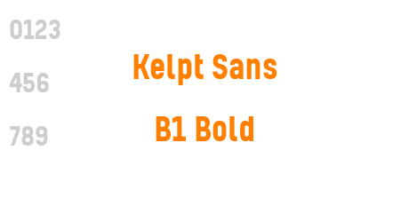 Kelpt Sans B1 Bold