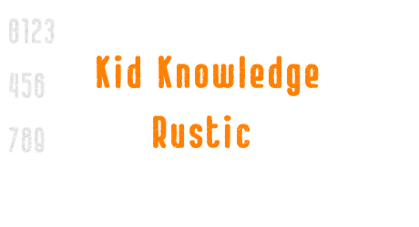 Kid Knowledge Rustic
