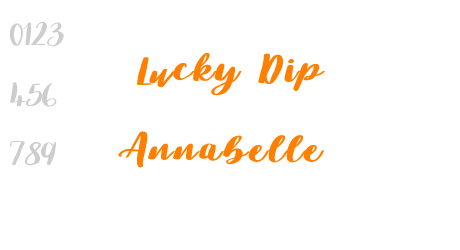 Lucky Dip Annabelle