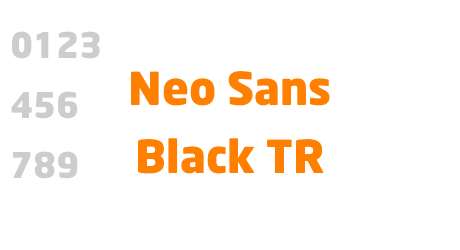 Neo Sans Black TR