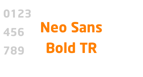 Neo Sans Bold TR
