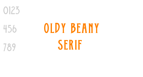 Oldy Beany Serif