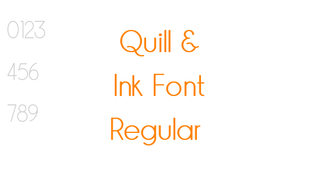 Quill & Ink Font Regular