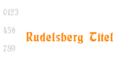 Rudelsberg Titel