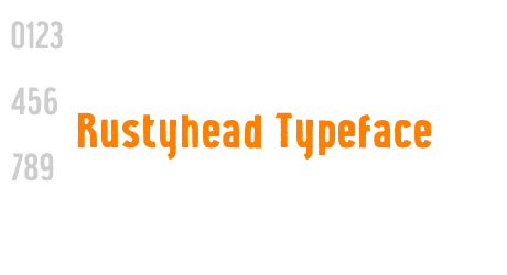 Rustyhead Typeface