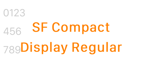 SF Compact Display Regular