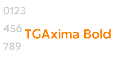TGAxima Bold