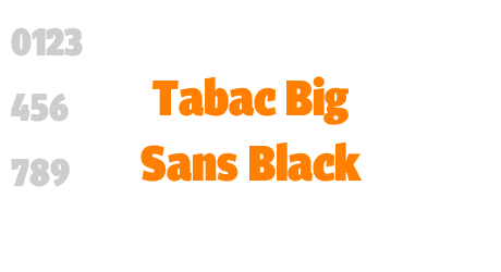 Tabac Big Sans Black