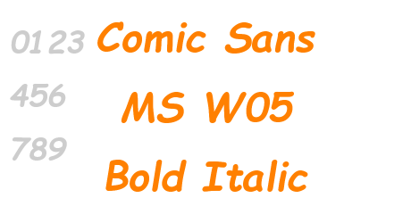 Comic Sans MS W05 Regular