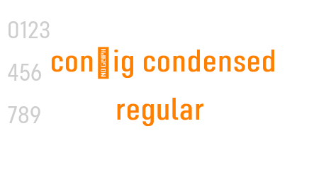 config condensed regular