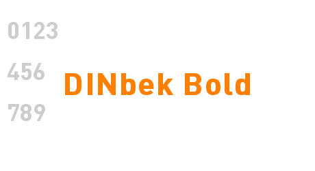 DINbek Bold