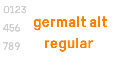 germalt alt regular
