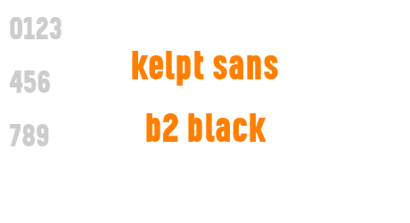 kelpt sans b2 black