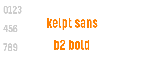 kelpt sans b2 bold