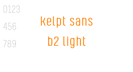 kelpt sans b2 light