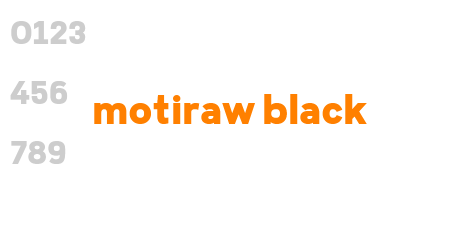 motiraw black