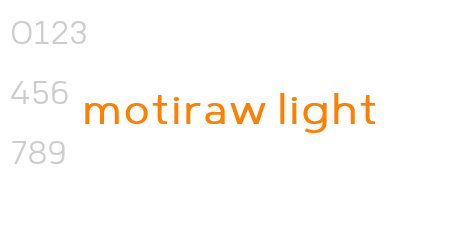 motiraw light