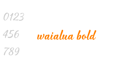 waialua bold