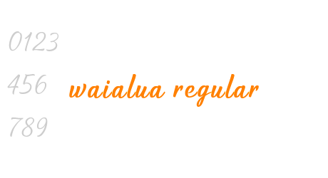 waialua regular