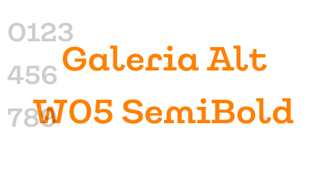 Galeria Alt W05 SemiBold